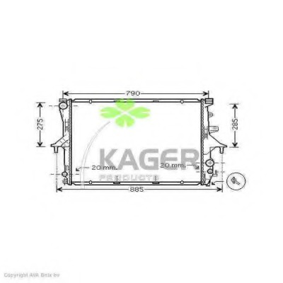 Radiator racire motor