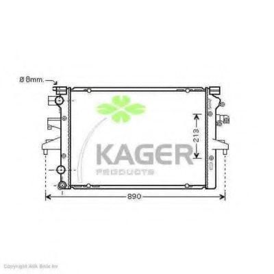 Radiator racire motor