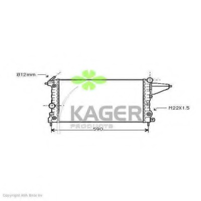 Radiator racire motor