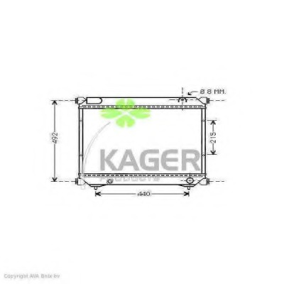 Radiator racire motor