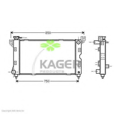 Radiator racire motor