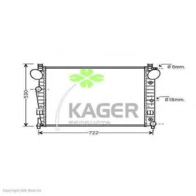 Radiator racire motor