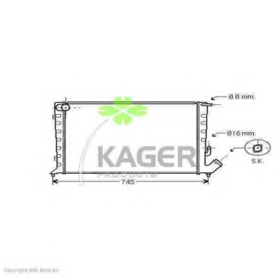 Radiator racire motor