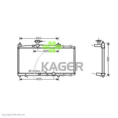 Radiator racire motor