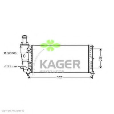 Radiator racire motor