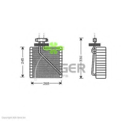 Evaporator aer conditionat