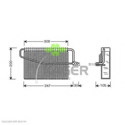 Evaporator aer conditionat