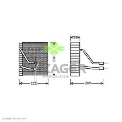 Evaporator aer conditionat