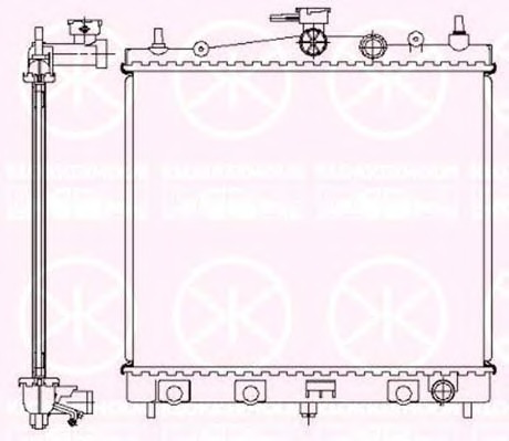 Radiator racire motor