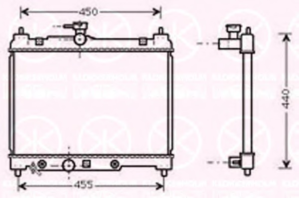 Radiator racire motor