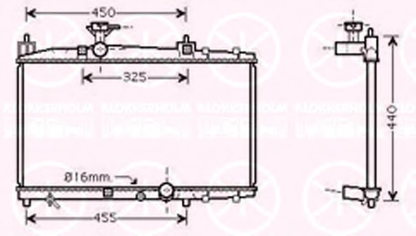 Radiator racire motor