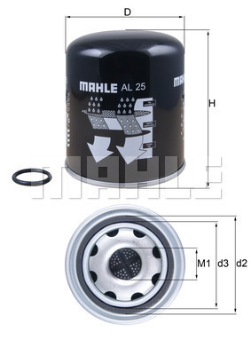 Element filtrant uscator aer compresor