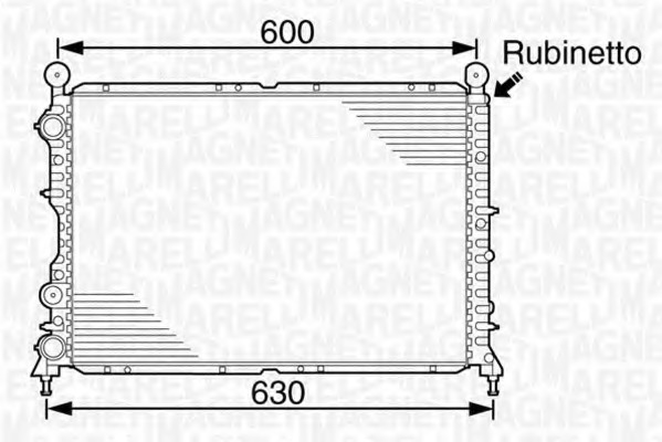 Radiator racire motor