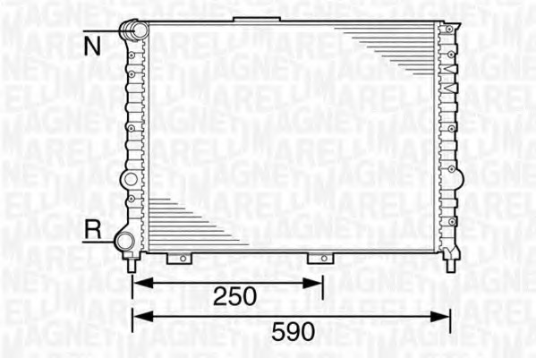 Radiator racire motor