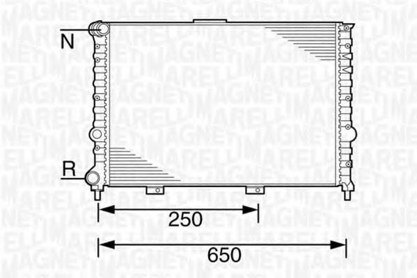 Radiator racire motor