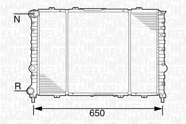 Radiator racire motor