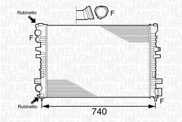 Radiator racire motor