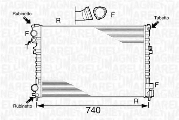 Radiator racire motor