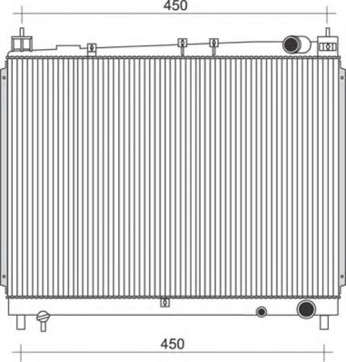 Radiator racire motor