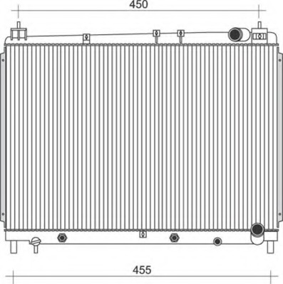 Radiator racire motor