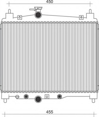 Radiator racire motor