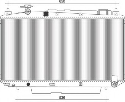 Radiator racire motor