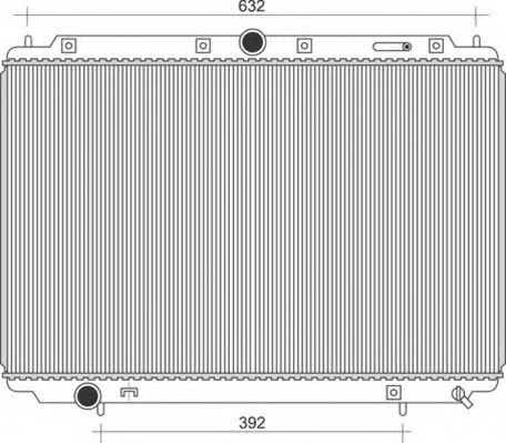 Radiator racire motor