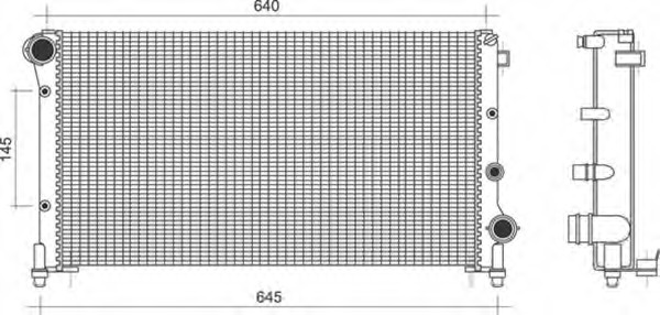 Radiator racire motor