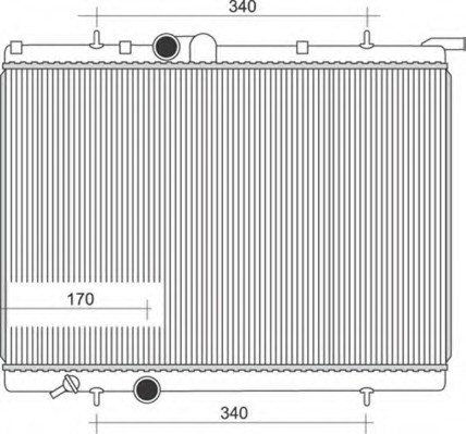 Radiator racire motor