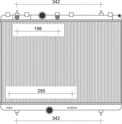 Radiator racire motor