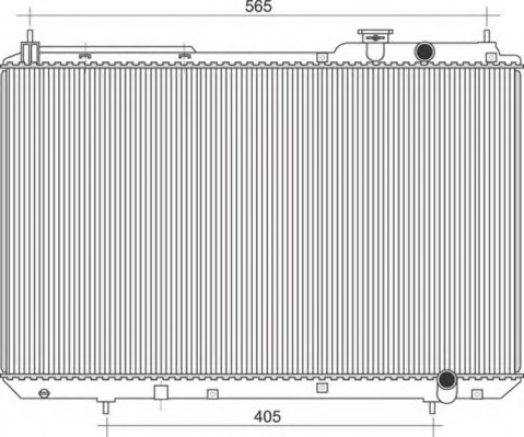 Radiator racire motor