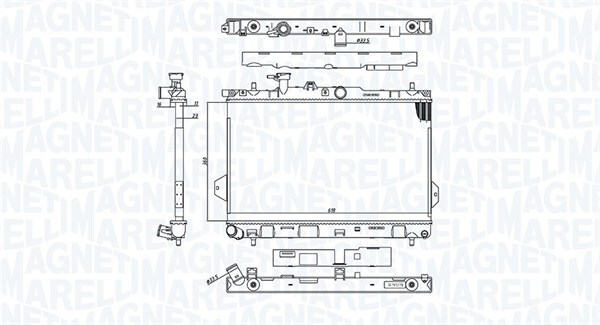 Radiator racire motor