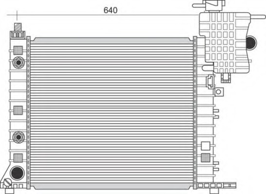 Radiator racire motor