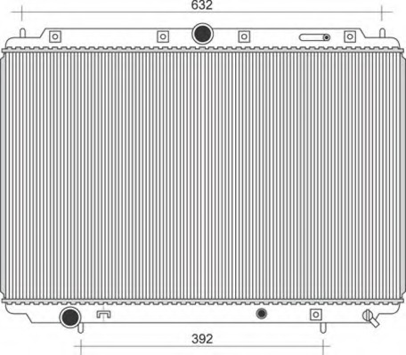 Radiator racire motor