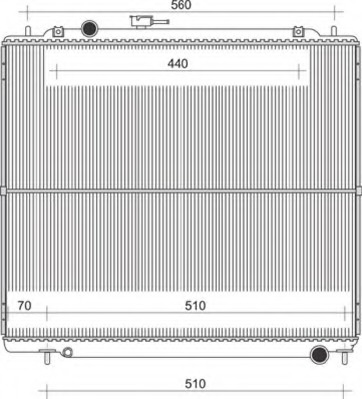 Radiator racire motor