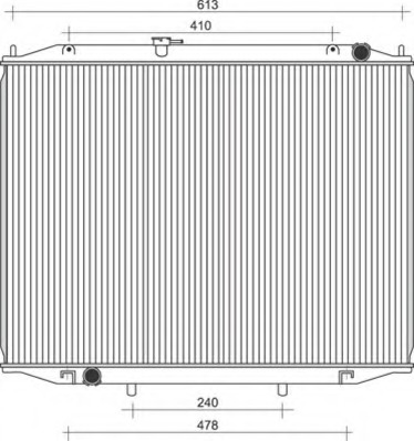 Radiator racire motor