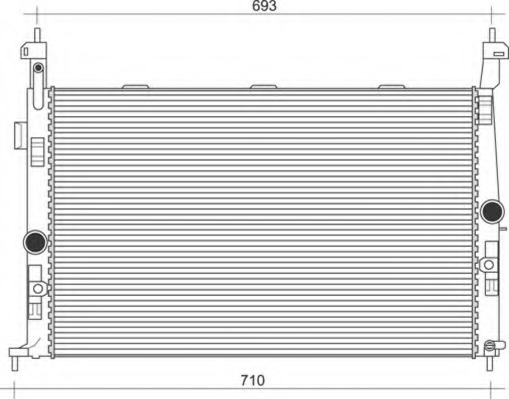 Radiator racire motor