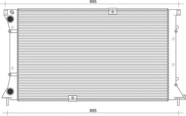 Radiator racire motor