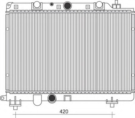 Radiator racire motor