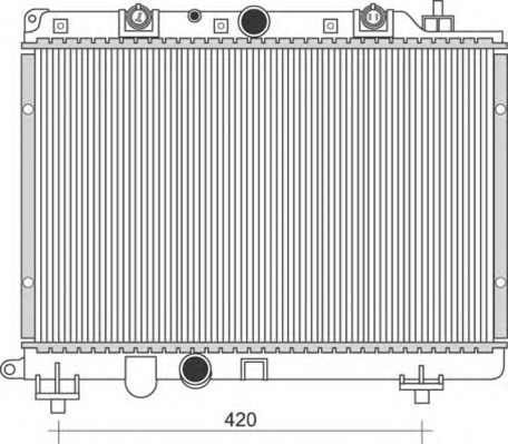 Radiator racire motor