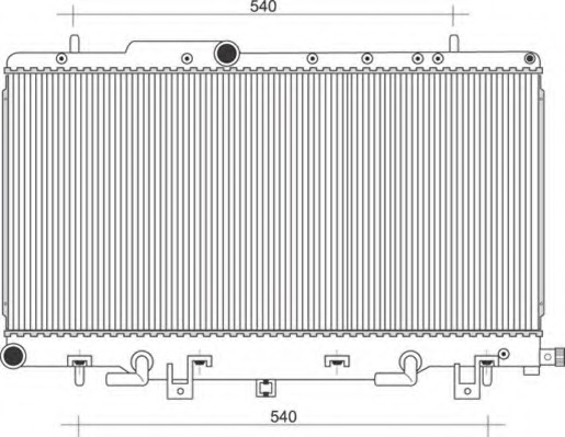 Radiator racire motor