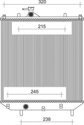 Radiator racire motor