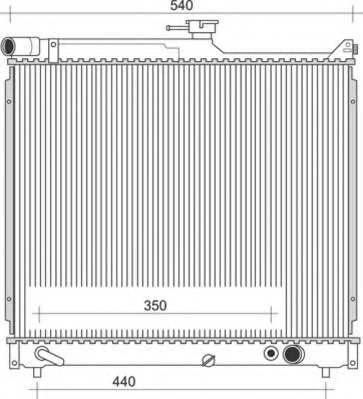 Radiator racire motor