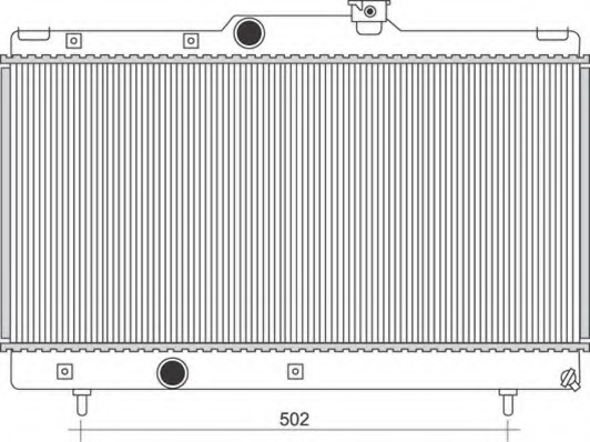 Radiator racire motor