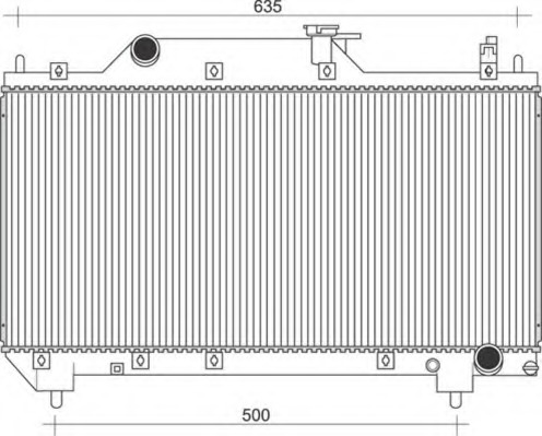 Radiator racire motor