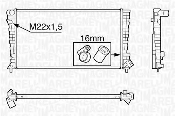 Radiator racire motor