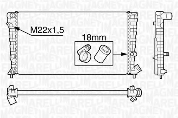 Radiator racire motor