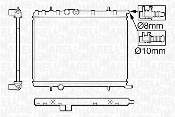 Radiator racire motor