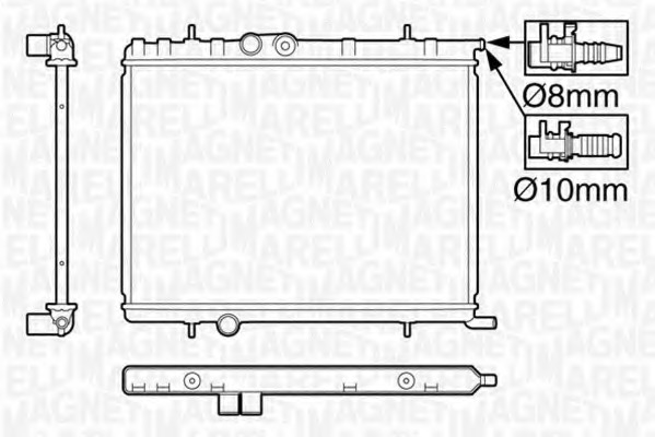 Radiator racire motor