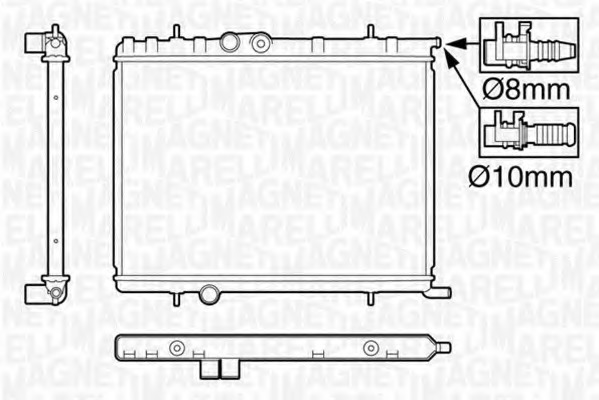 Radiator racire motor